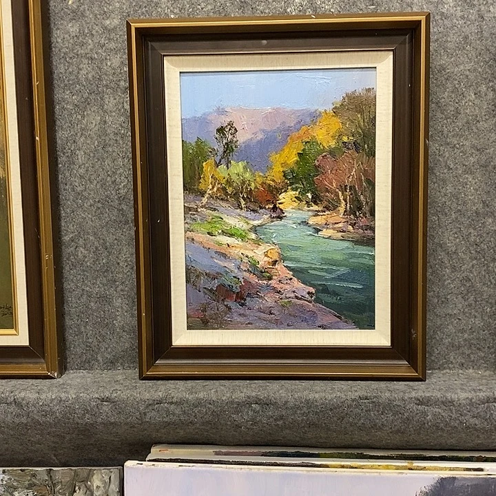 油画带外框画芯尺寸40x30cm