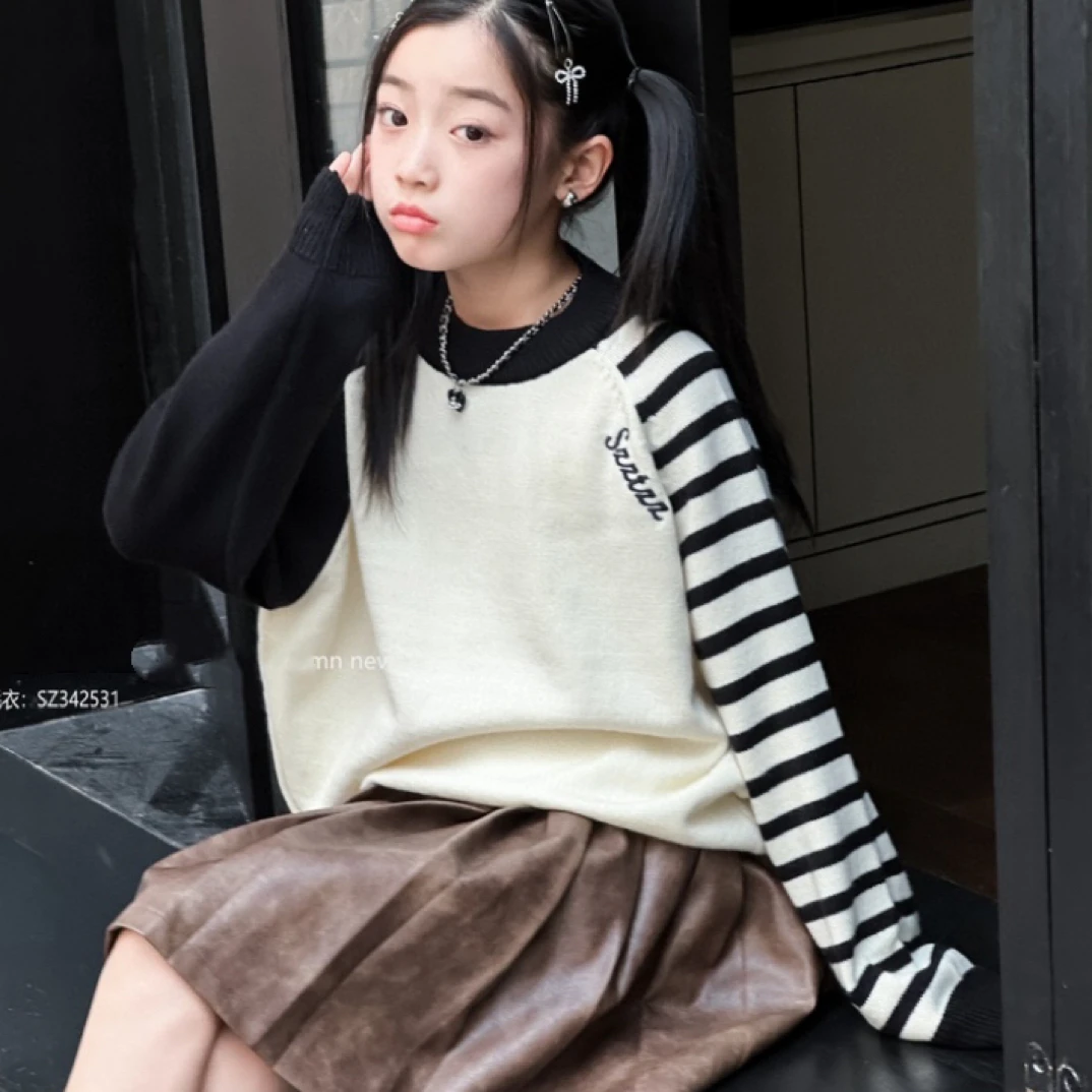 42531高端潮流时尚百搭休闲童装时尚百搭毛衣D