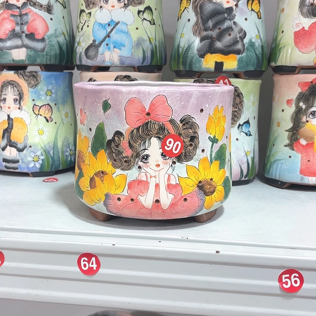 紫砂花盆手工花盆默认微瑕13/12微瑕