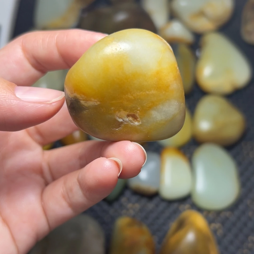 和田玉未镶嵌挂件38