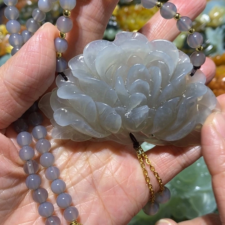 岫玉岫玊吊坠未镶嵌