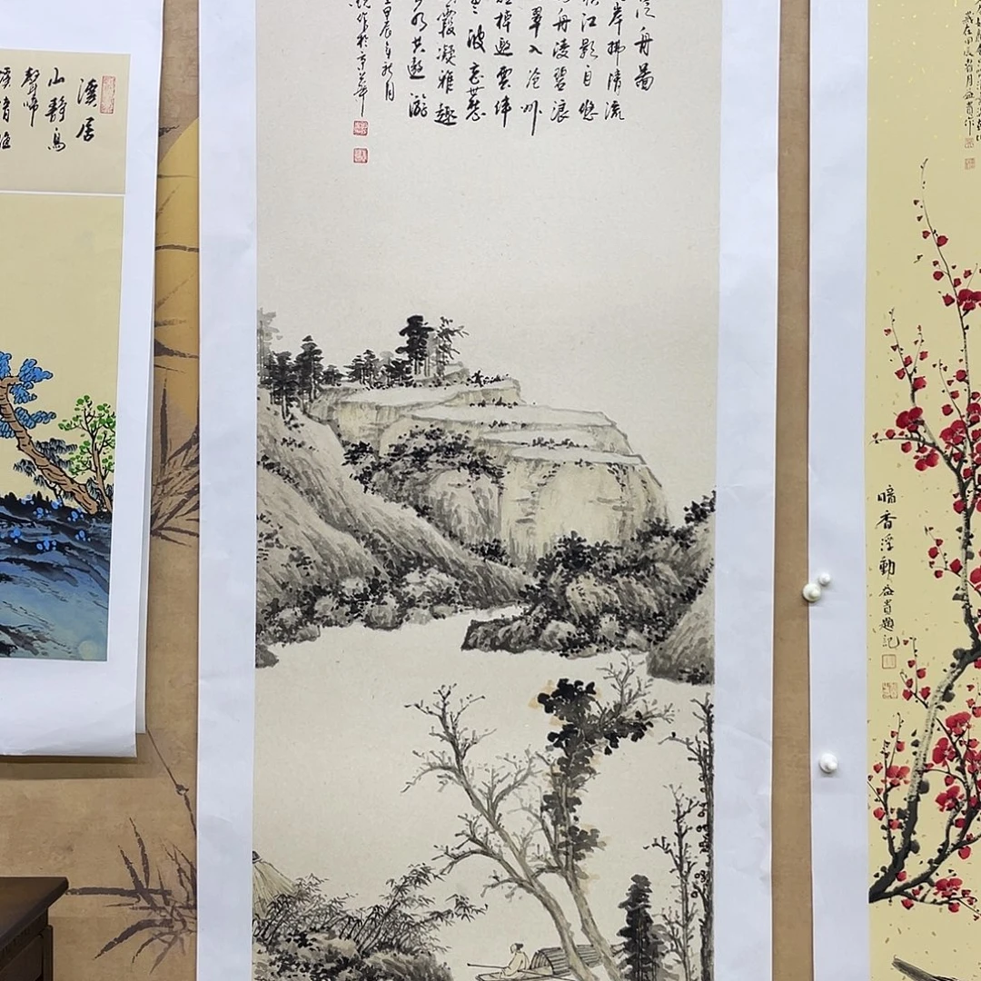 国画手绘国画，精品山水
