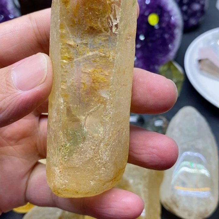 一***茶未镶嵌珠宝半成品紫晶