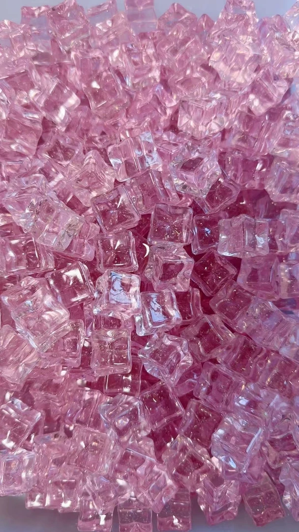 【浅色系】星空夜光冰块diy配件