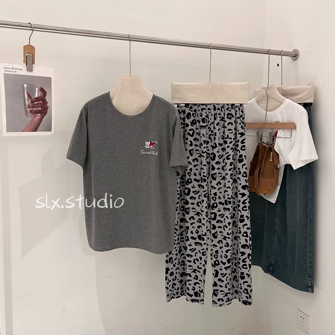 slx@ 2503 豹纹猫咪家居服