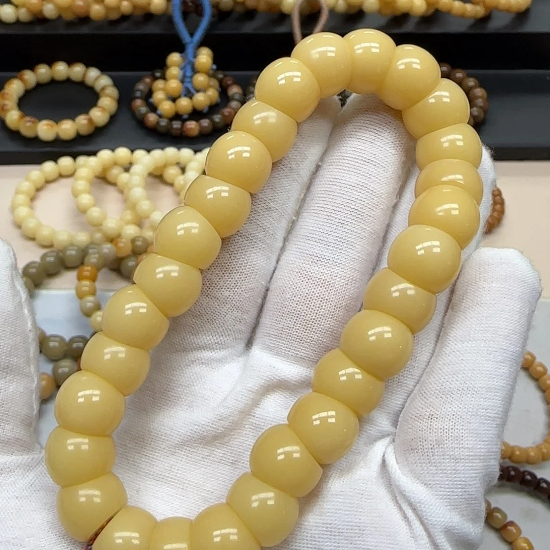 手串菩提根/象牙果13 微瑕 大肠 10年