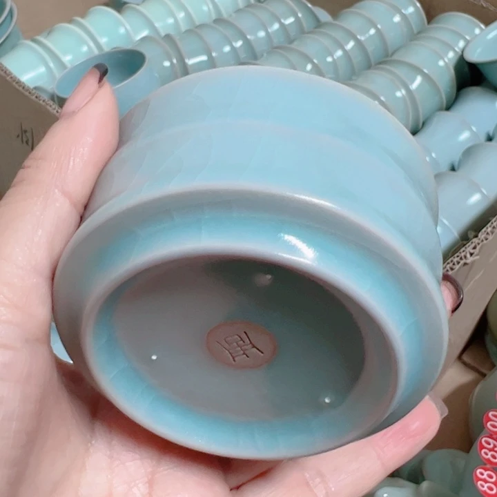 杯汝瓷原产地生产瑕品