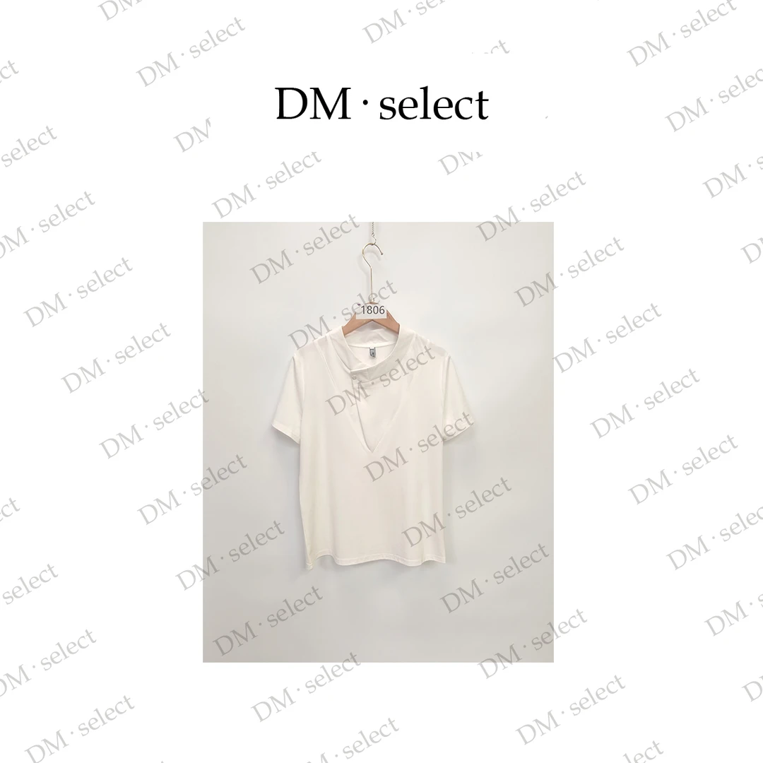【1806】大漫甄选不规则领T恤J3007