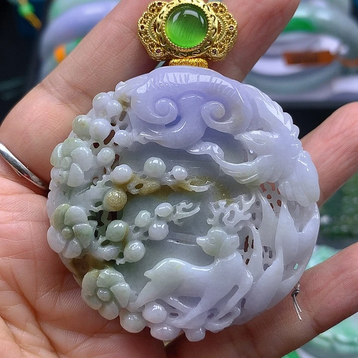 颈饰未镶嵌翡翠翡翠