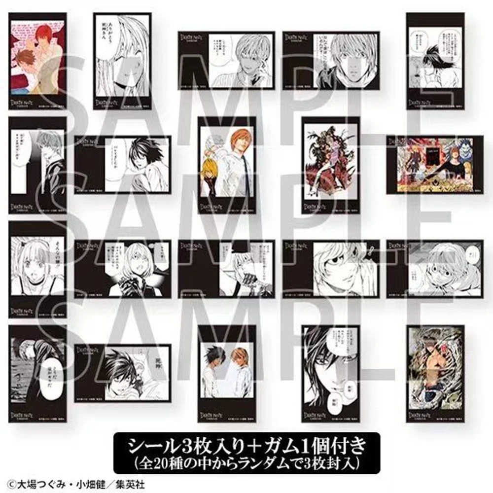 日谷正版 东京凯旋死亡笔记原画食玩卡贴纸徽章吧唧 A16