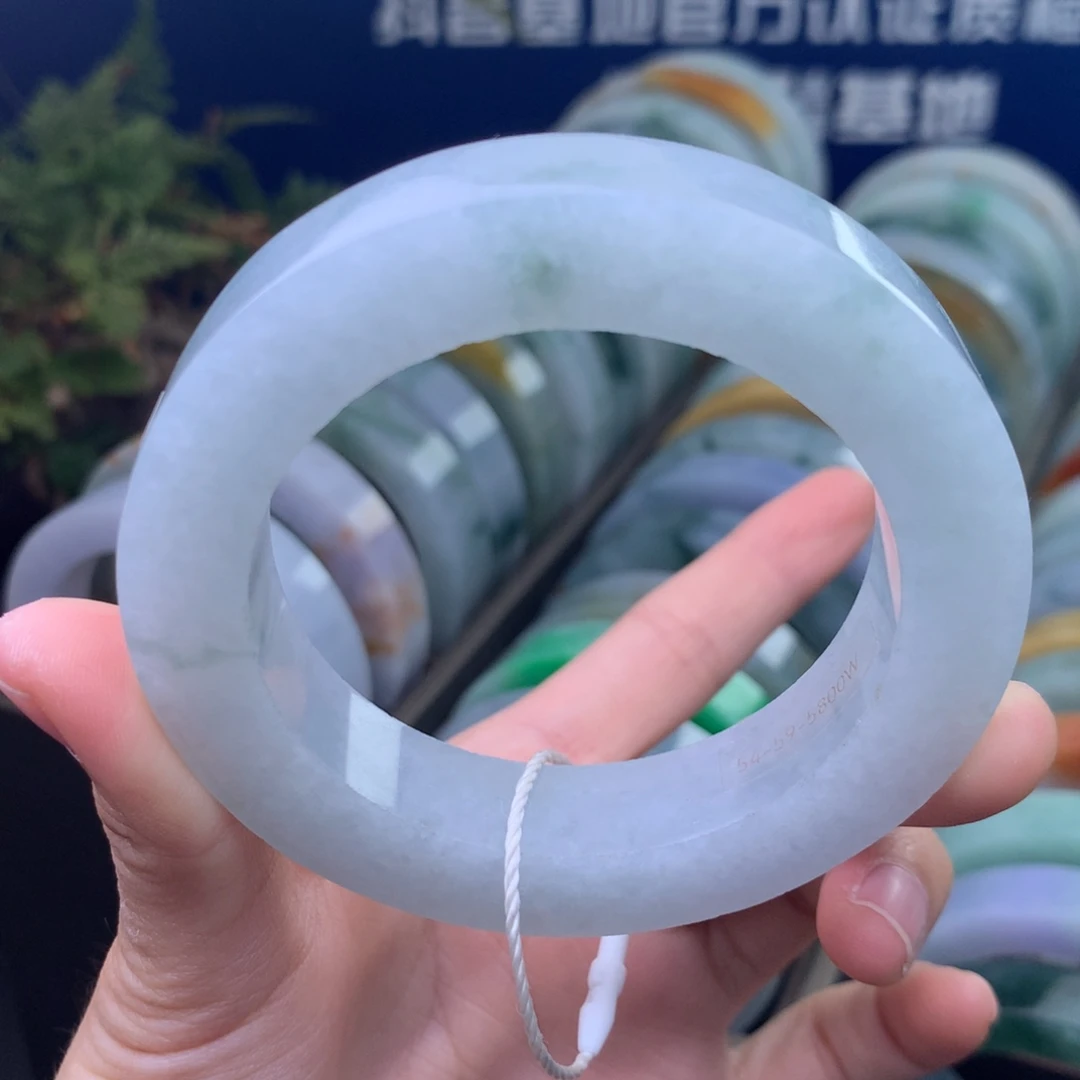 定制翡翠未镶嵌手镯定制不退不换