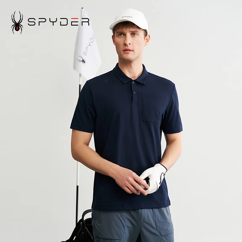 SPYDER新品男子URBAN LIFE户外T恤男士休闲POLO衫24MS469M