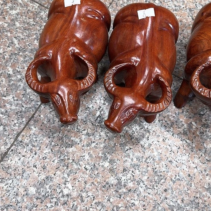 大果紫檀（缅甸花梨）6****8花梨木20公分对牛