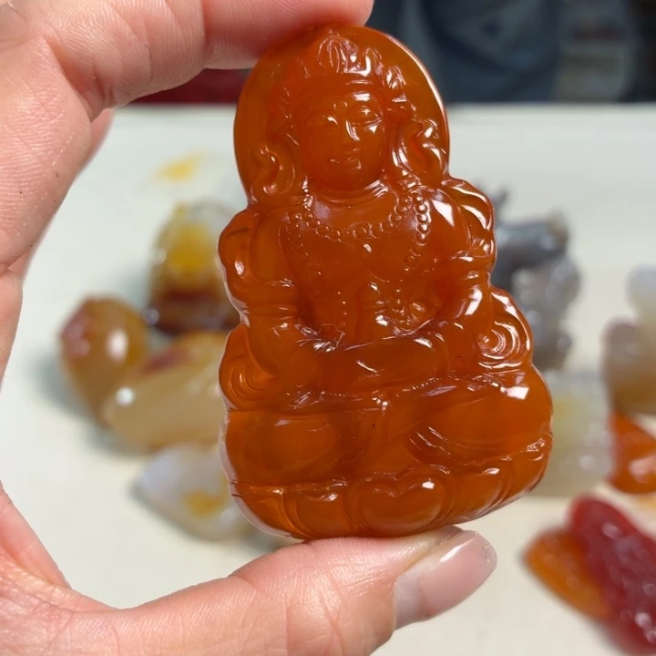 玛瑙/玉髓未镶嵌吊坠(不含链)