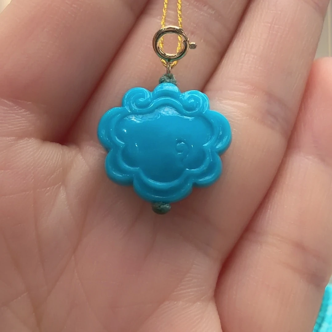 绿松石未镶嵌颈饰