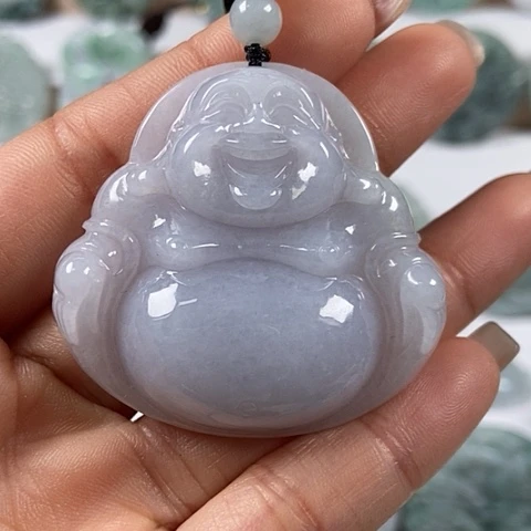 翡翠颈饰未镶嵌大佛福利