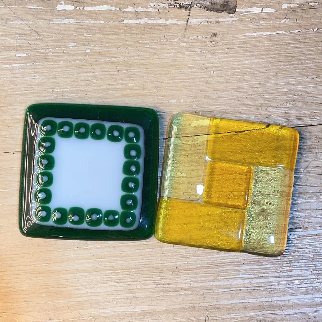 琉璃手工艺品風*肆杯垫