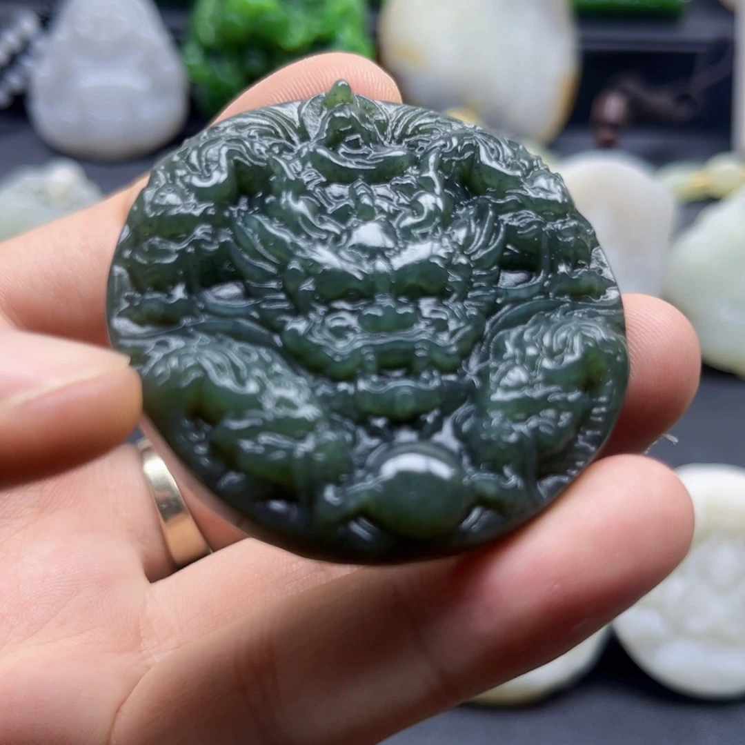 和田玉未镶嵌颈饰和田玉