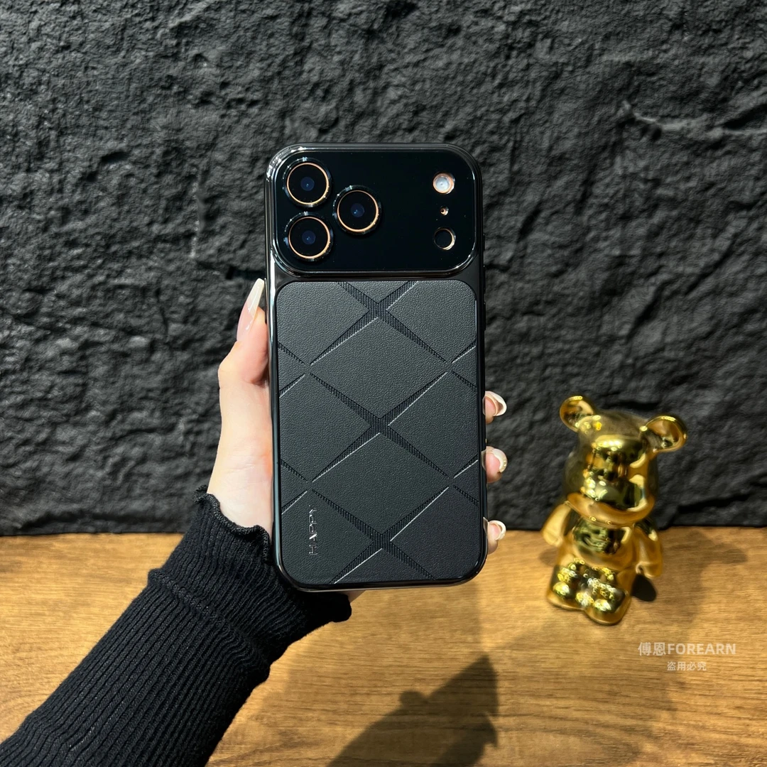 适用于苹果17promax手机壳17pro真皮iPhone17防摔Air保护套超薄