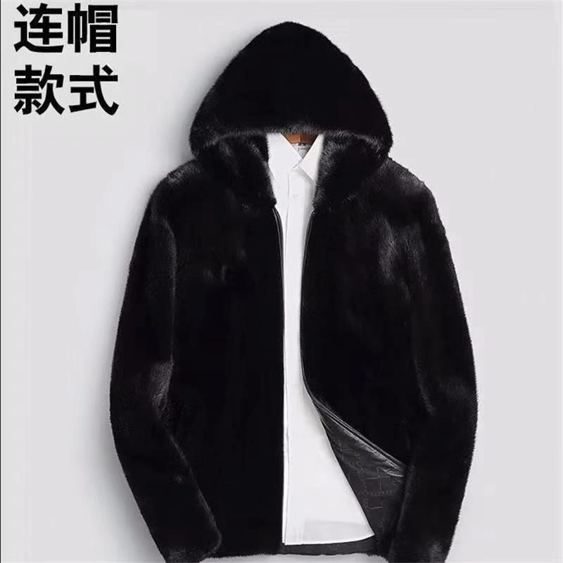 卡貂绒连帽外套男女同款 ph1