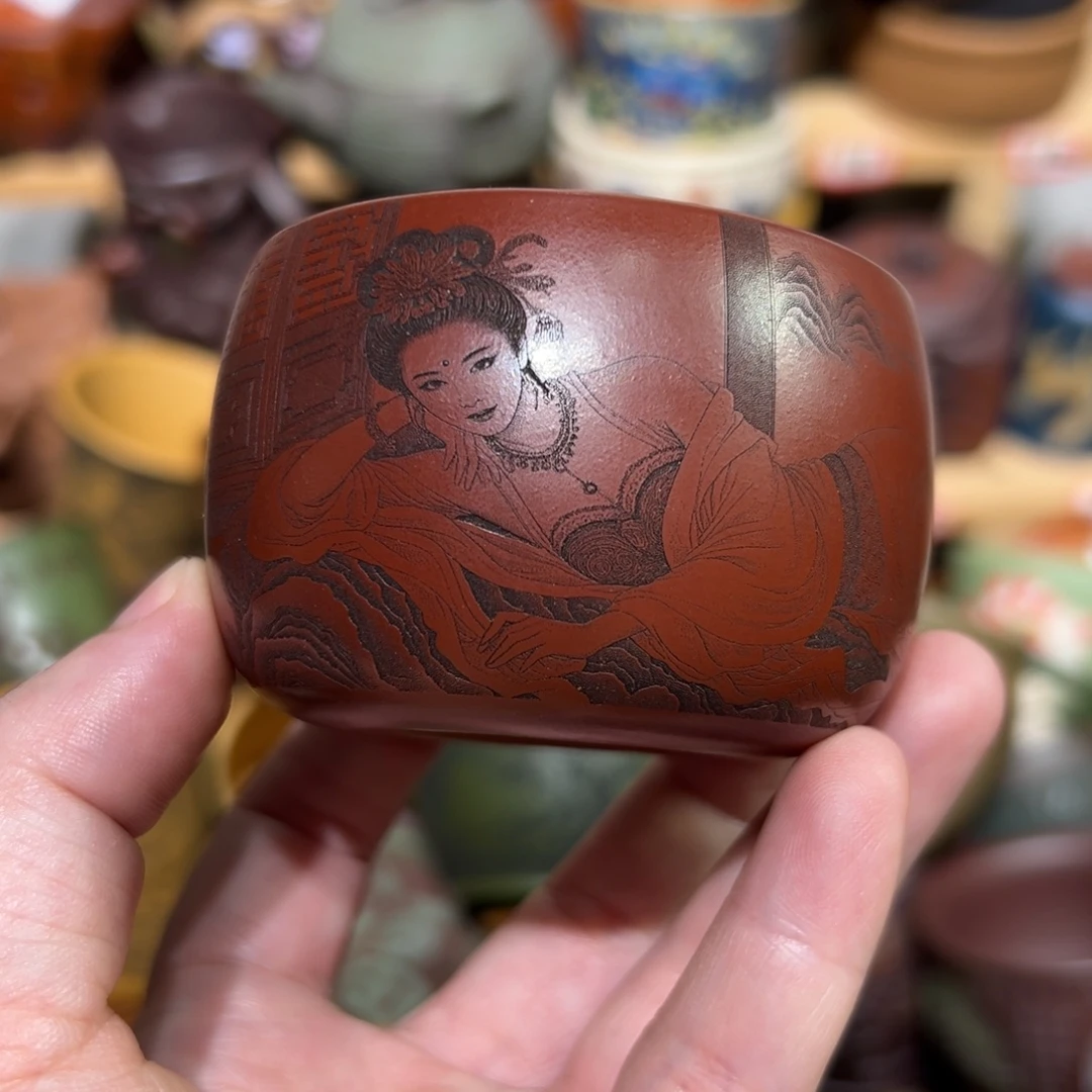 茶杯紫砂宜兴紫砂主人杯