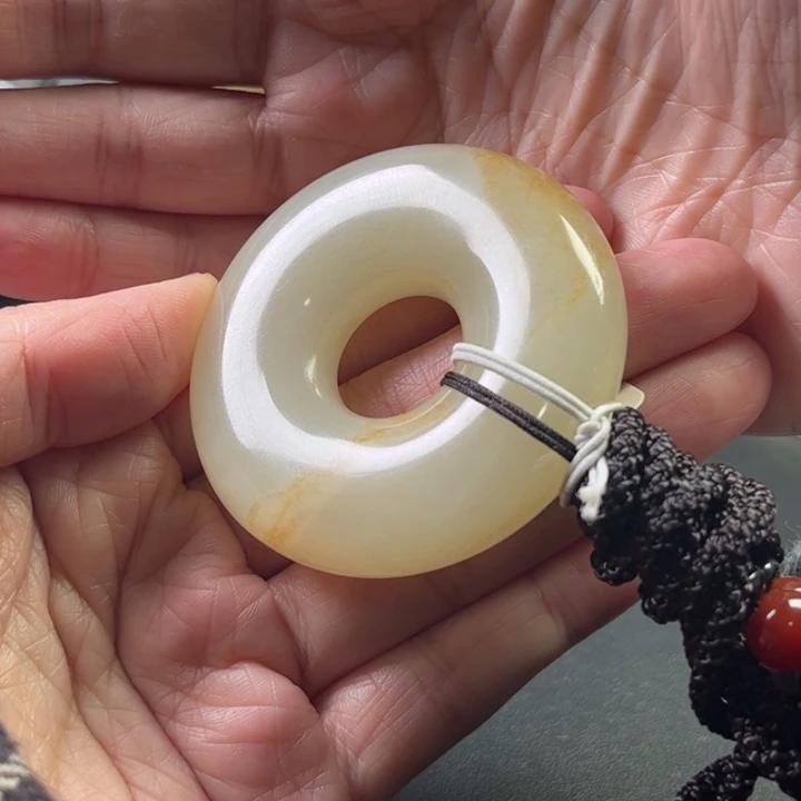 和田玉挂件未镶嵌一***孩