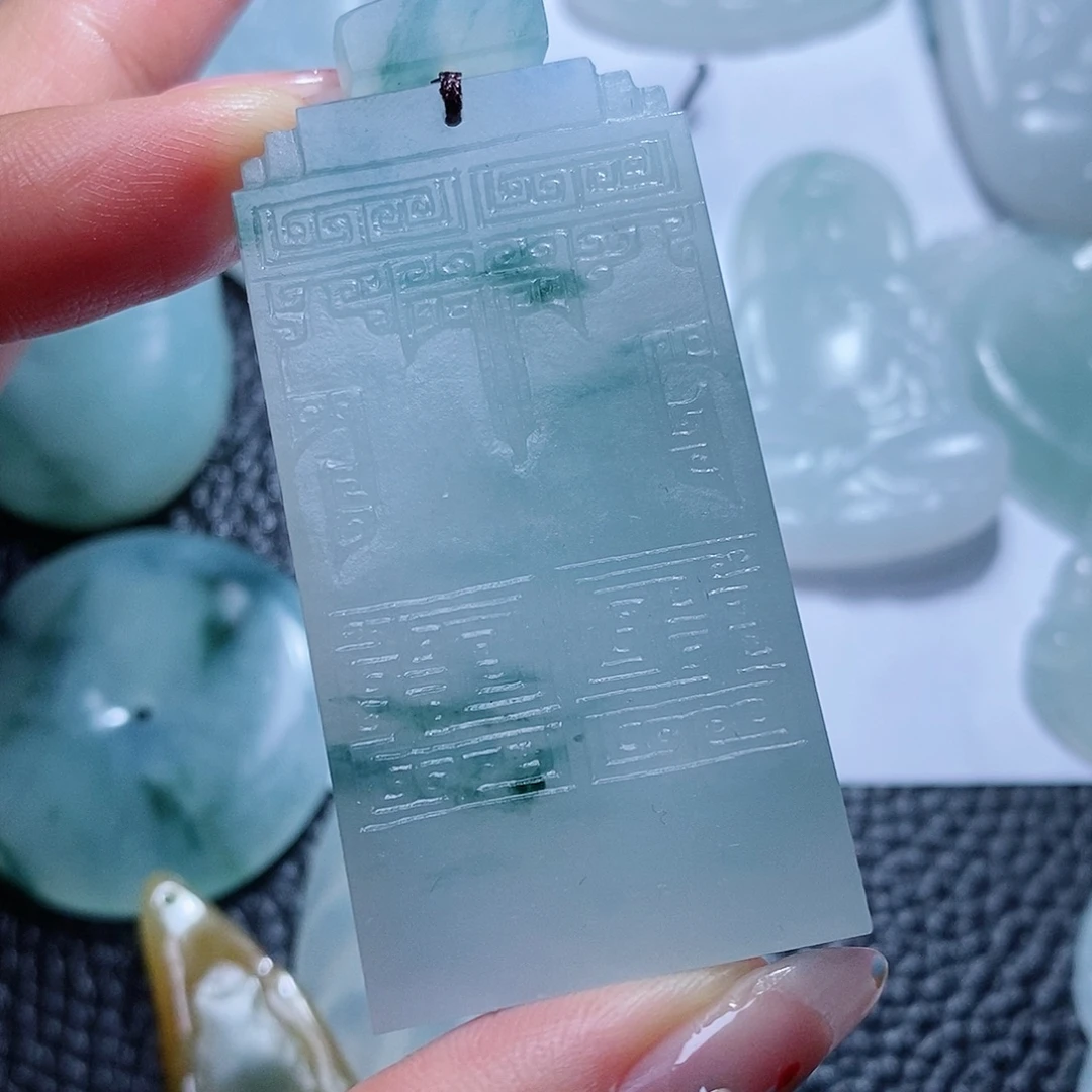 定制翡翠未镶嵌毛货付款后联系客服确认抛光