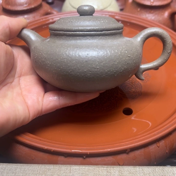 紫砂茶壶宜兴原矿桃花