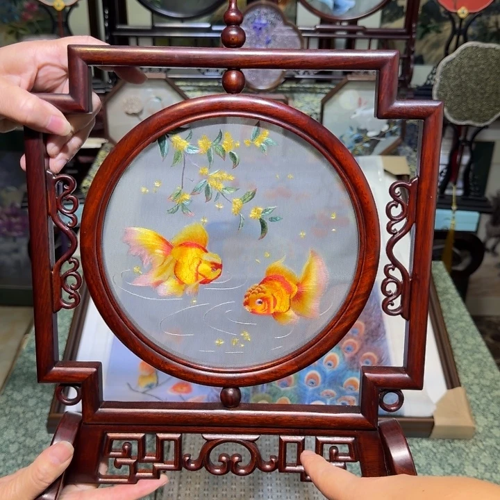 刺绣手工苏绣工艺制作技艺娴熟异色精品