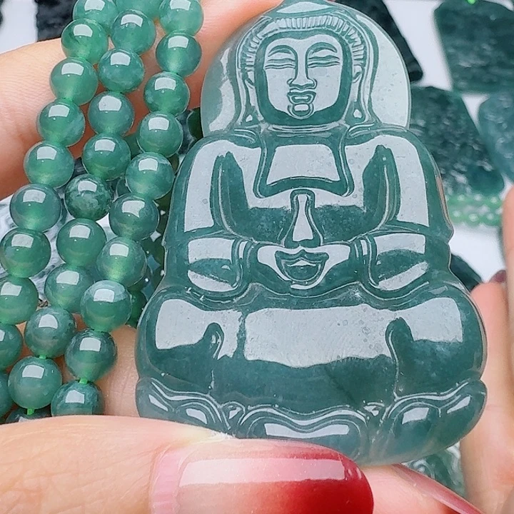 翡翠未镶嵌颈饰1111