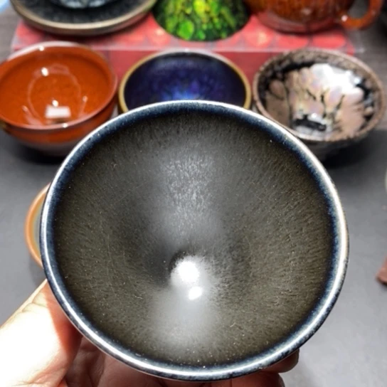 茶盏建盏主人杯茶壶盖碗品茗杯031