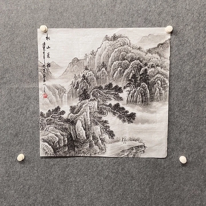 国画四尺斗方水墨一幅