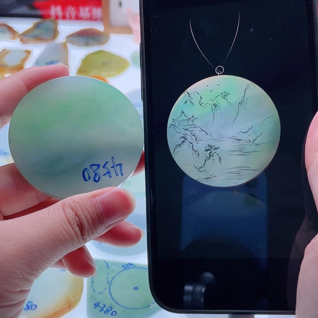 定制翡翠未镶嵌天然翡翠包工