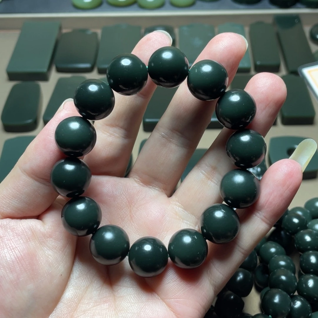 和田玉未镶嵌手链