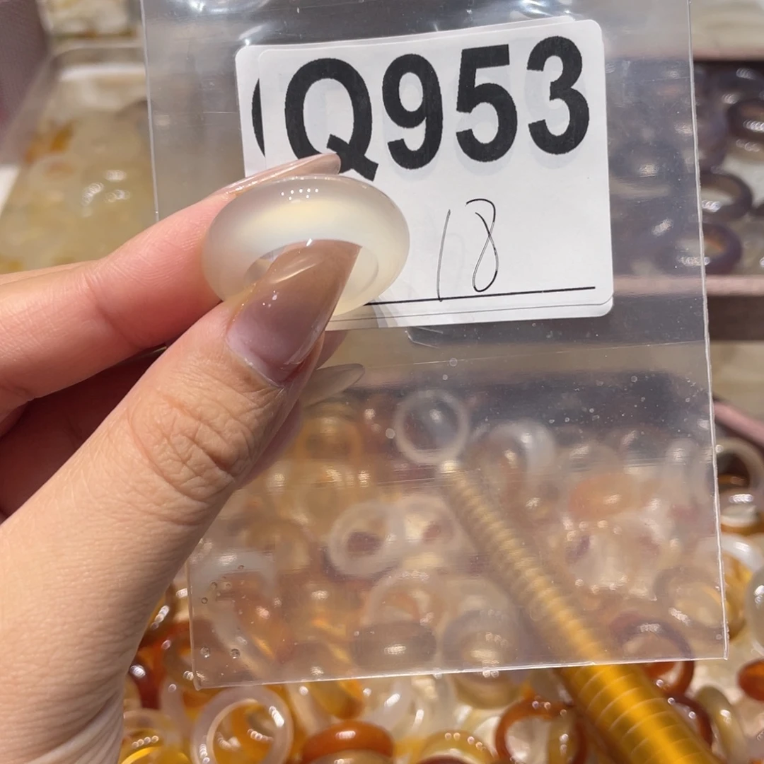 玛瑙/玉髓未镶嵌戒指953