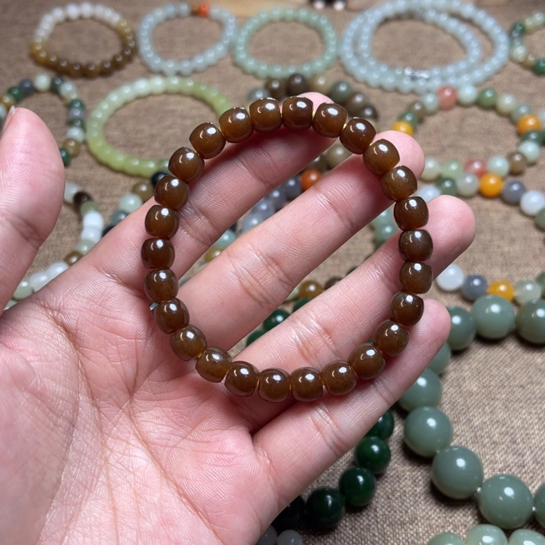 和田玉未镶嵌手链