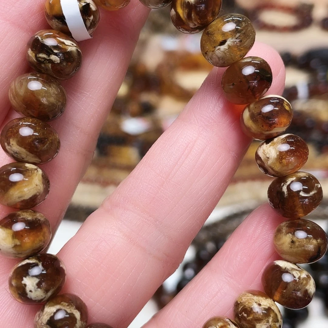 琥珀裸石未镶嵌小*米30032十