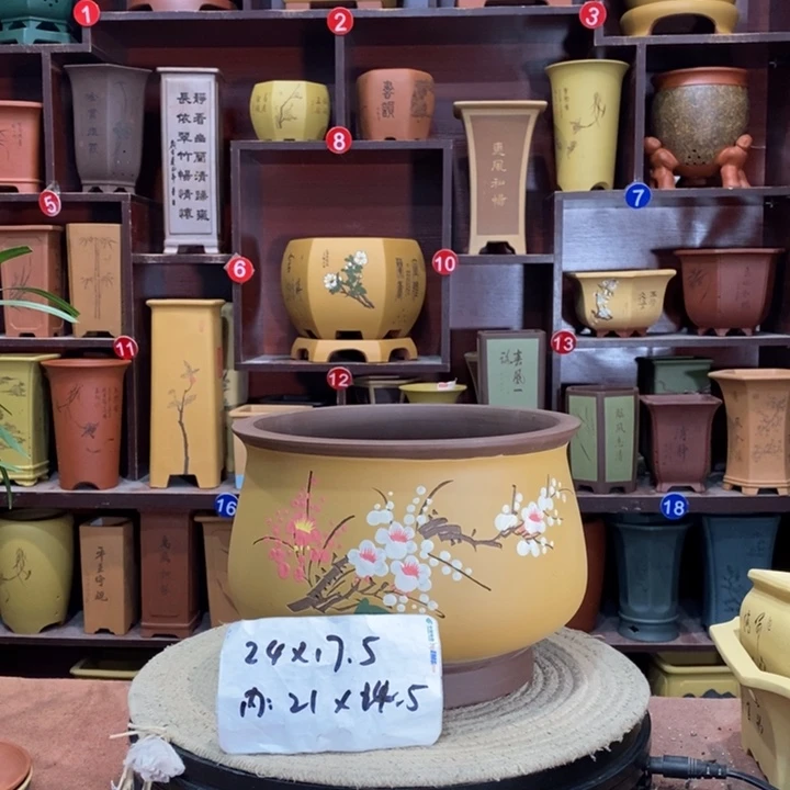 紫砂花盆紫砂艺术