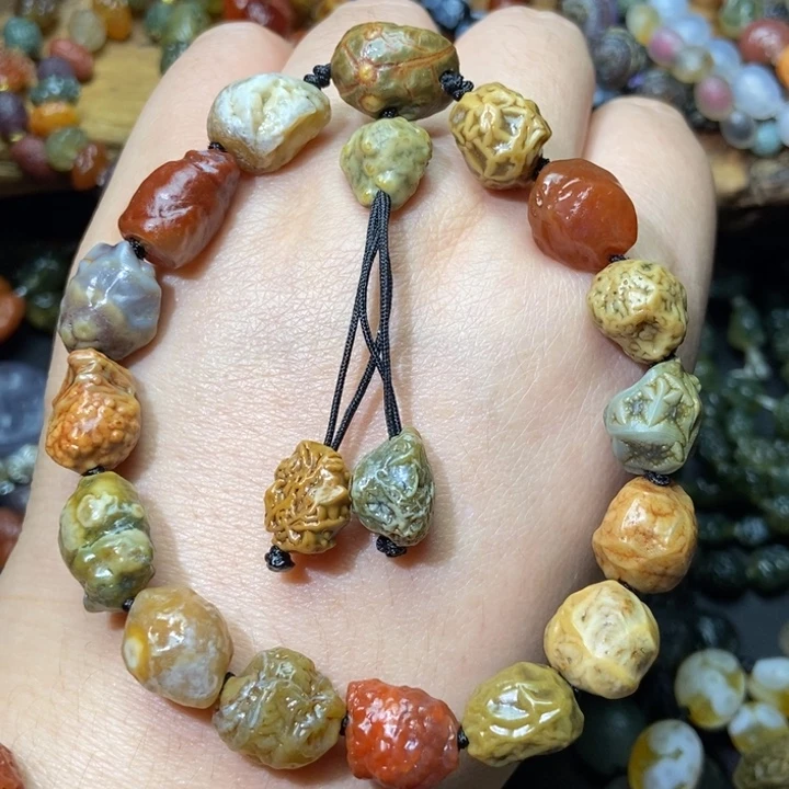 玛瑙/玉髓合金手链