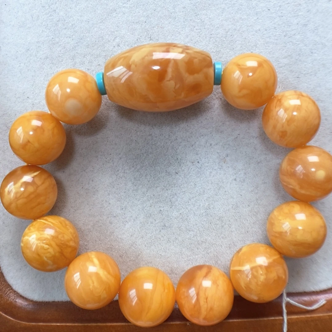 蜜蜡未镶嵌手串蜜蜡