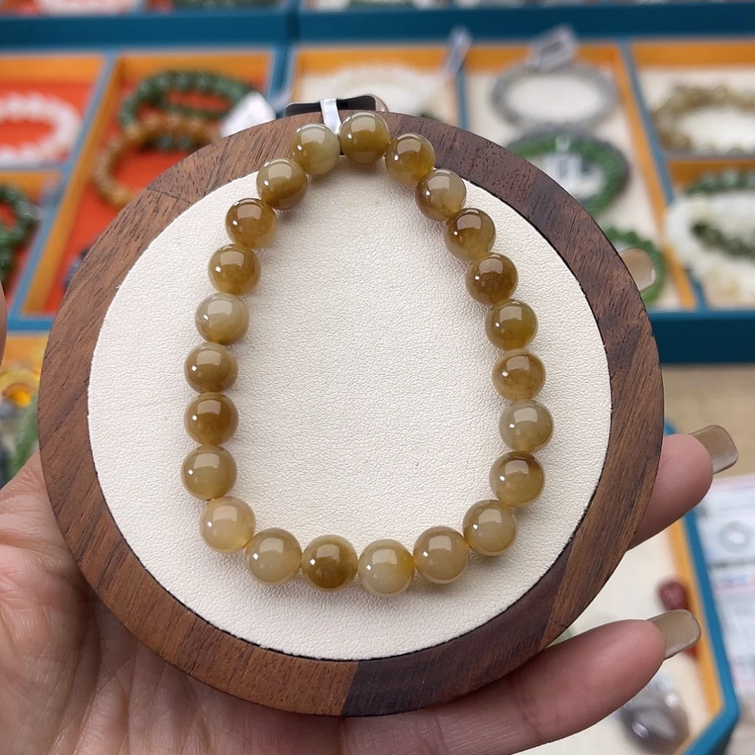 和田玉未镶嵌手串A30卡8