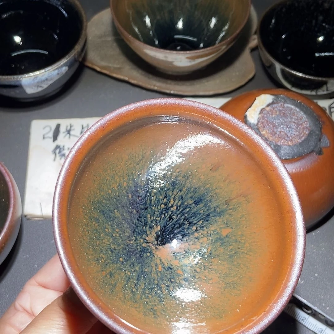 茶盏43 建窑建盏微瑕磨底