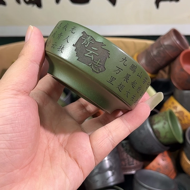 茶杯紫砂全手工紫砂主人杯