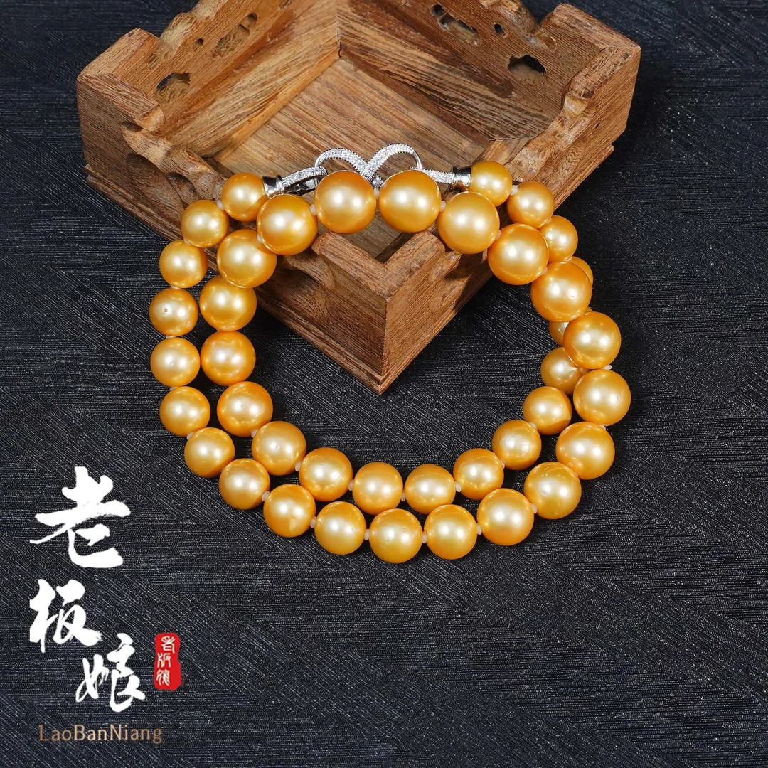 甄选藏品稀有金珠项链（珠中贵族）GJZZ001