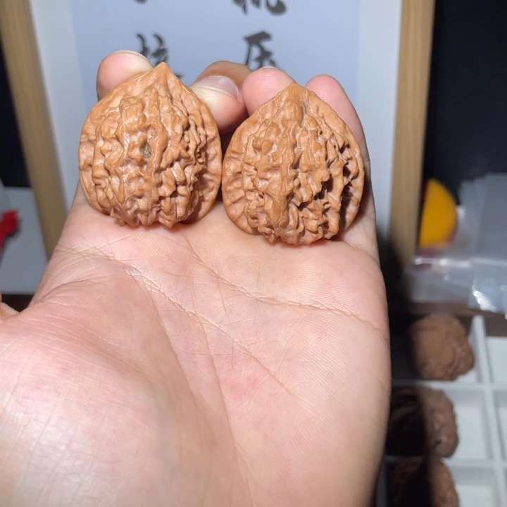 核桃文玩核桃火烧云