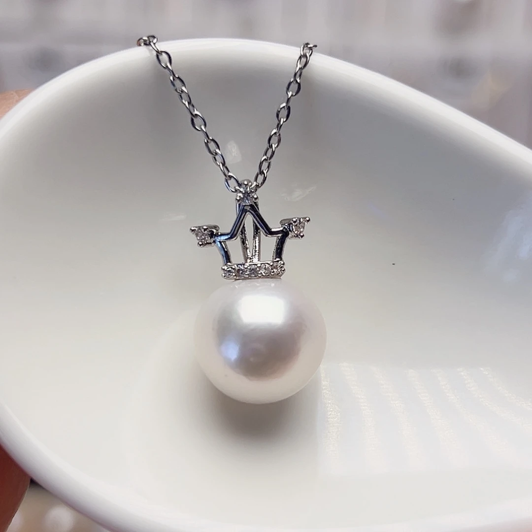 未镶嵌淡水珍珠吊坠(赠链)
