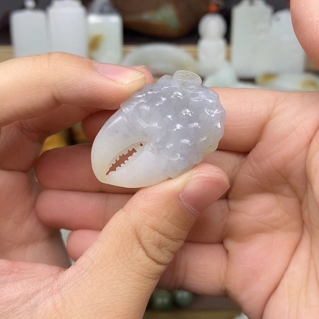 和田玉未镶嵌颈饰23