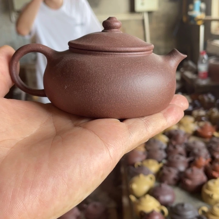 紫砂紫砂寒江。底槽清（微暇