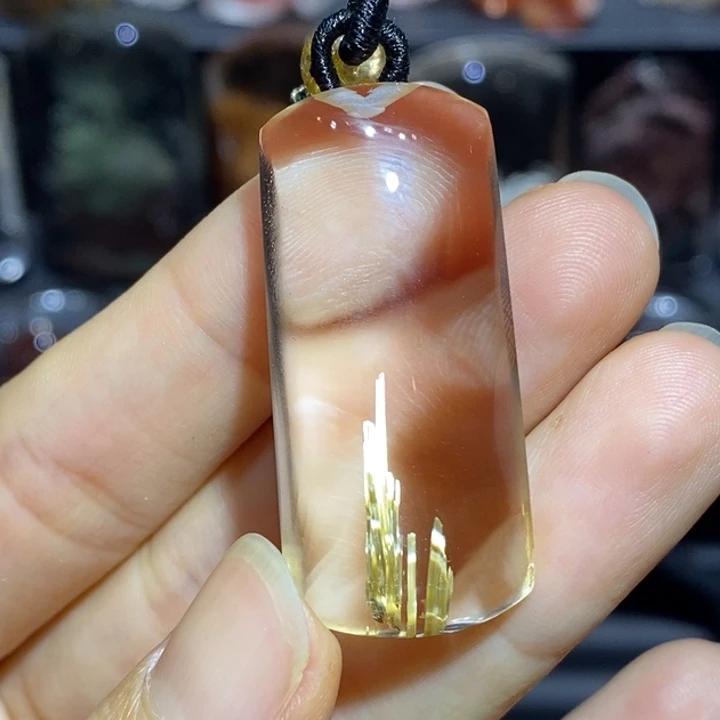 未镶嵌水晶颈饰钛晶