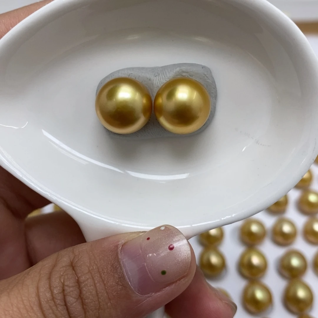 裸珠海水珍珠11.7，11.8